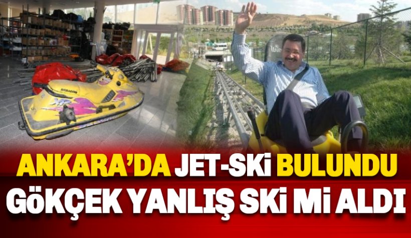 Melih Gökçek döneminden kalma jet-ski bulundu