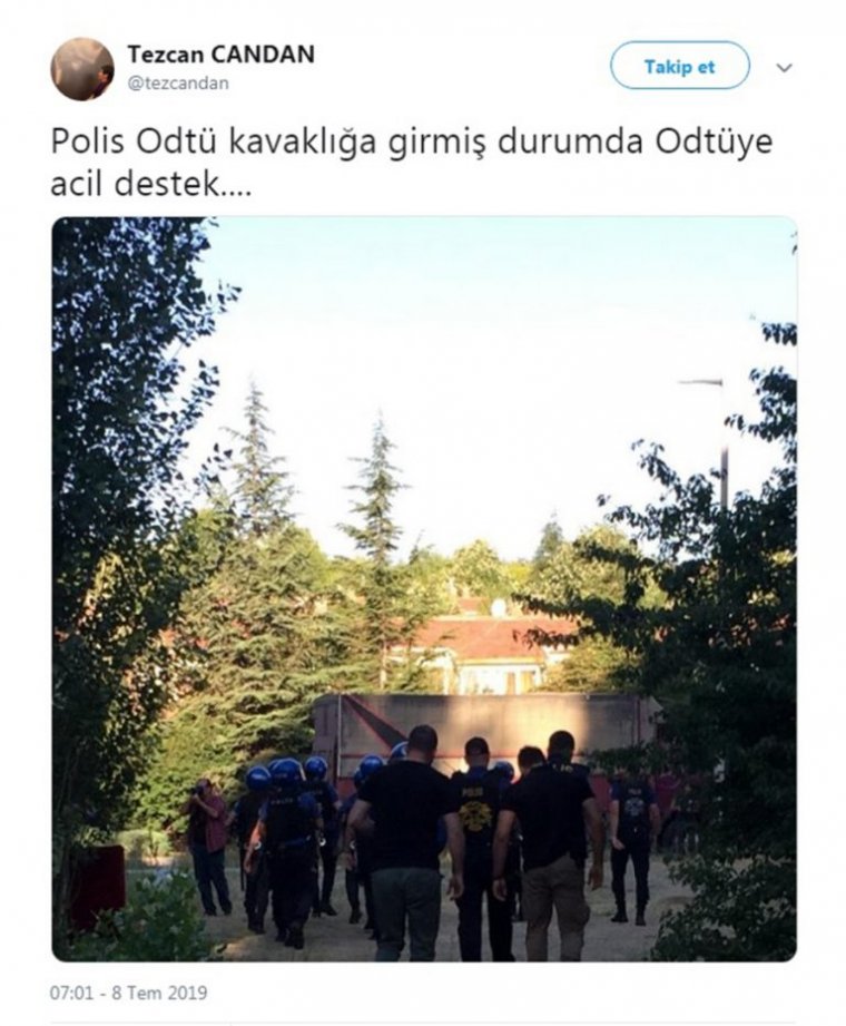 Son dakika: Polis ODTÜ'de, KYK için 'kıyım' başlıyor