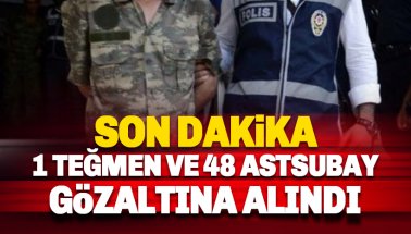 Jandarma'da FETÖ operasyonu: 1 teğmen ve 48 astsubaya gözaltı