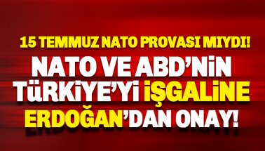 ABD Askeri ve NATO'nun Türkiye'yi işgaline Erdoğan onayı iddiası