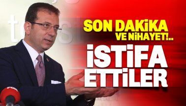 İmamoğlu beklenen açıklamayı yaptı: Yüzde 90'ı İstifa etti