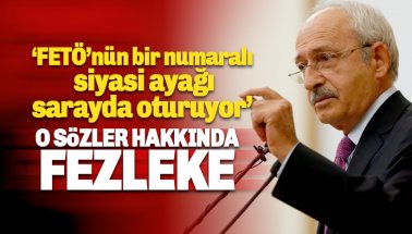 FETÖ’nün bir numaralı siyasi ayağı sarayda oturuyor, sözlerine fezleke