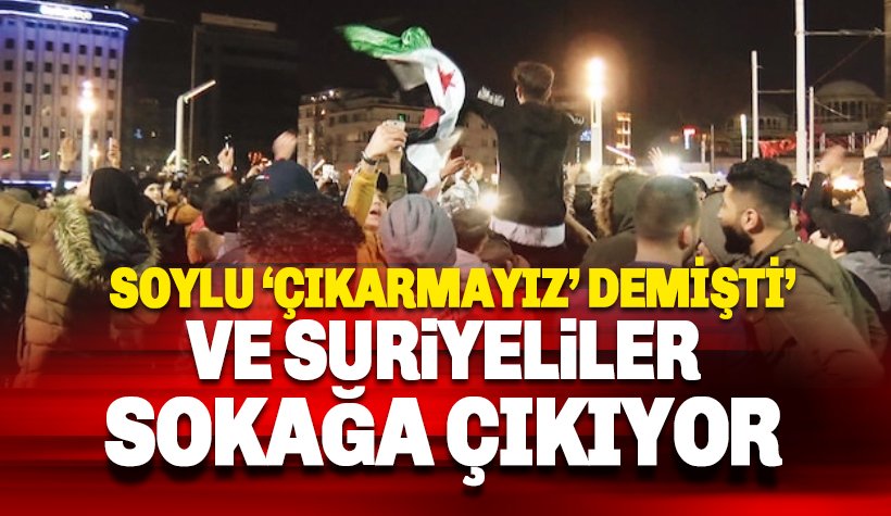 Suriyeliler İstanbul'da sokağa çıkıyor