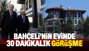 Erdoğan'dan Bahçeli'ye evinde ziyaret: 30 Dakika Basına Kapalı