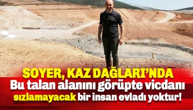 Başkan Tunç Soyer de Kaz Dağları’nda