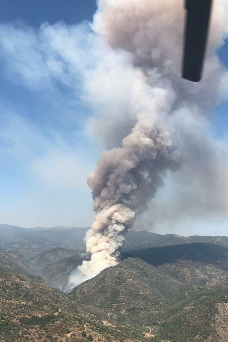 Son dakika: Bir yangın da İzmir Bayındır'da başladı