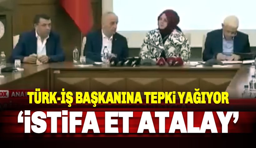 Mikrofon açık kalınca: Türk-İş Başkanı Atalay 200 bin işçinin hakkını