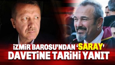 İzmir Barosu'ndan Yargıtay'ın 'Saray' davetine tarihi yanıt