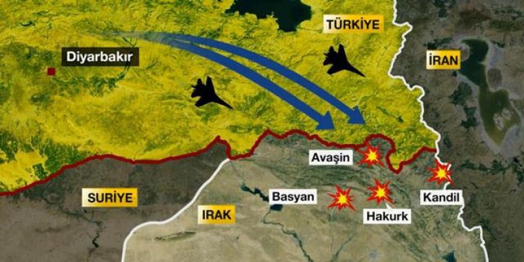 TSK'dan Kuzey Irak'a Pençe 3