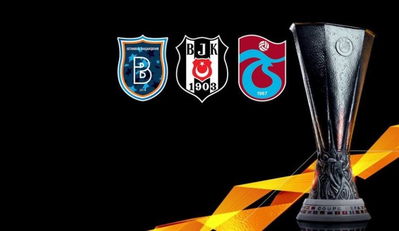 UEFA Avrupa Ligi Beşiktaş, Başakşehir ve Trabzonspor'un rakibi belli oldu