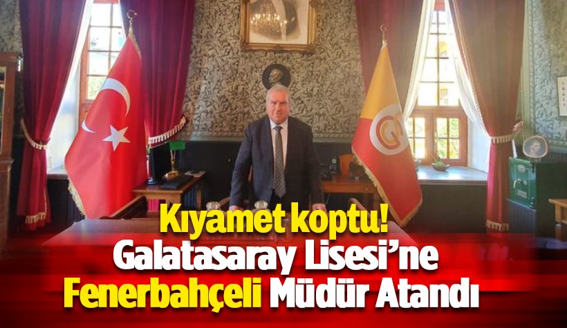 Galatasaray'dan Galatasaray Lisesi’ne Prof. Dr. Vahdettin Engin atandığı için tepki