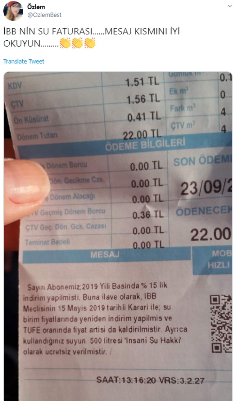 İstanbul'da 500 litre ücretsiz 'insani su hakkı' ve indirim: İşte o mesaj