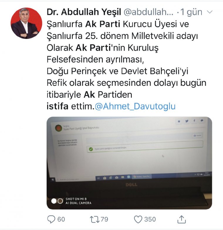 AKP'de istifa yağmuru: Yanılmışız, Rabbim affetsin