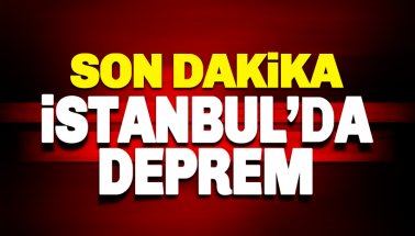 Son dakika: İstanbul'da deprem