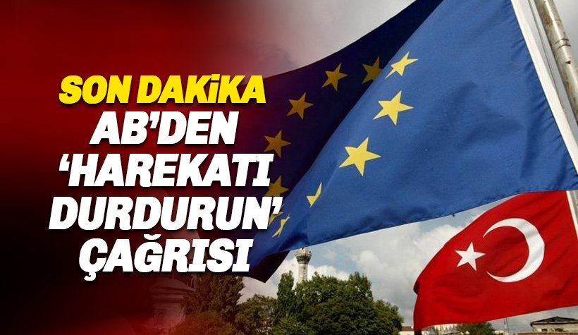 AB'den operasyonu durdurun çağrısı