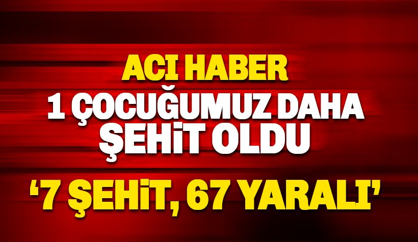 Şanlıurfa ve Mardin Valiliği'nden açıklama: 7 sivil şehit oldu, 67 yaralı