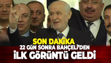 Son dakika: Devlet Bahçeli 22 gün sonra Genel Merkez'de