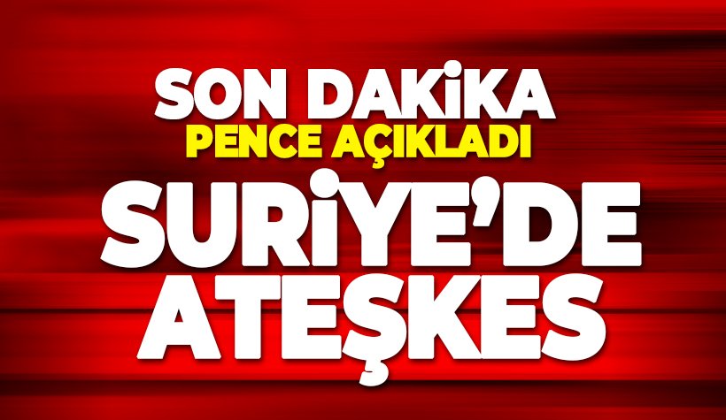Son dakika: Pence: Türkiye ile ABD, Suriye’de ateşkese karar verdi.