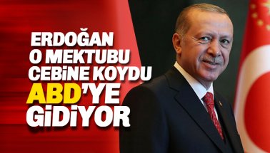 Erdoğan o mektubu cebine koydu ABD'ye gidiyor