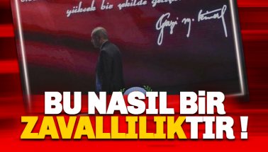 AKP'li belediyeden Erdoğanlı 10 Kasım skandalı