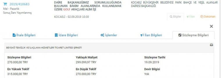 Borç batağındaki AKP'li belediye 270 bin TL'ye gol arabası aldı