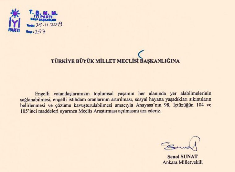 TBMM'de rngelliler için verilen önerge AKP ve MHP oylarıyla reddedildi.