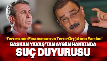 Yavaş'tan Sinan Aygün hakkında suç duyurusu