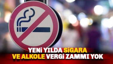 Resmi Gazete'de yayımlandı: Yeni yılda Alkol ve sigaraya vergi zammı yok