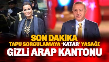 Tapu sorgulamaya Katar yasağı: Gizli bir Arap Kantonu mu?