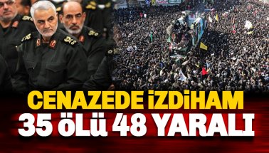 Süleymani'nin cenaze töreninde izdiham: en az 40 öldü 213 yaralı
