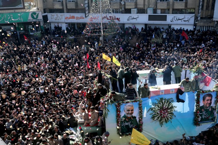 Süleymani'nin cenaze töreninde izdiham: 35 kişi öldü 48 yaralı