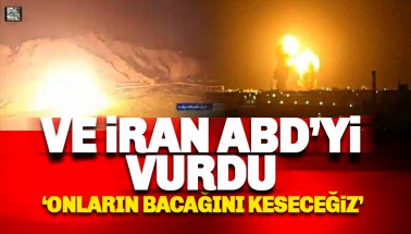 Son dakika: Ve İran ABD'yi roketlerle vurdu