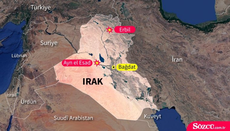 Son dakika: Ve İran ABD'i roketlerle vurdu