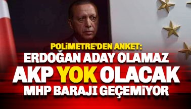 Seçim anketi. Erdoğan aday olamaz: AKP Yok olacak
