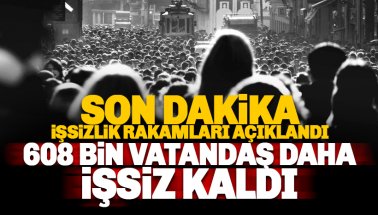 İşsizlik rakamları açıklandı:İşsizler ordusu 4,5 milyona dayandı