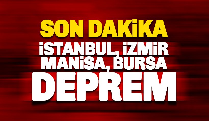 Manisa Da Deprem Istanbul Izmir Ve Bursa Da Sarsildi