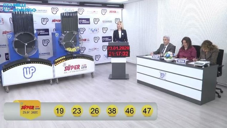 23 Ocak Süper Loto çekiliş sonuçları açıklandı