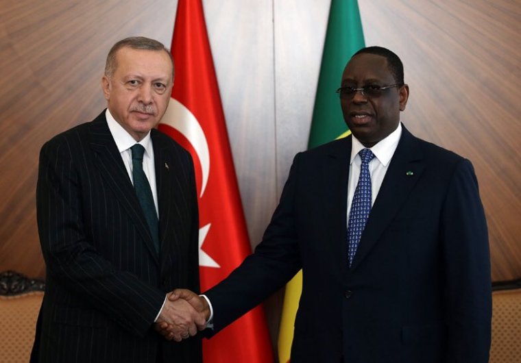 Erdoğan Senegal'de konuşuyor