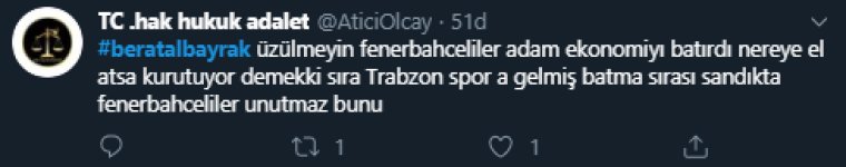 Fenerbahçe'den Damat Berat'a tepki yağıyor