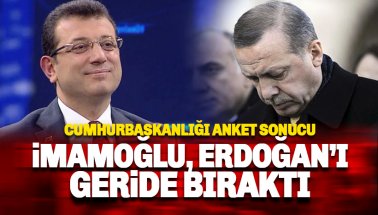 Ekrem İmamoğlu'nun oy oranı Erdoğan'ı geçti