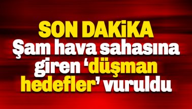 Suriye Devlet televizyonu: Düşman hedefleri düşürüldü