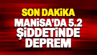 Son dakika: Manisa'da deprem oldu