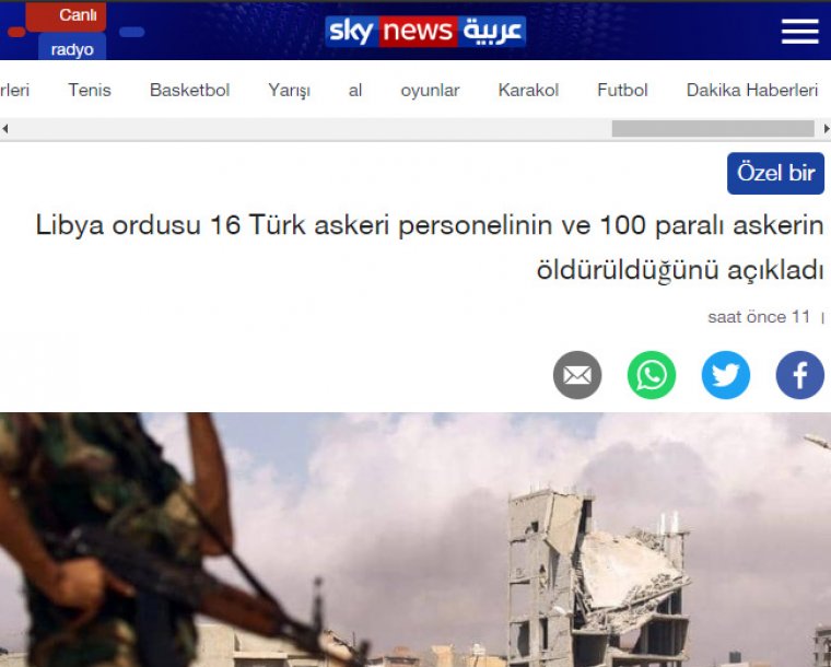 Libya'da 16 Türk askeri şehit oldu, 100 ÖSO mensubu öldü iddiası