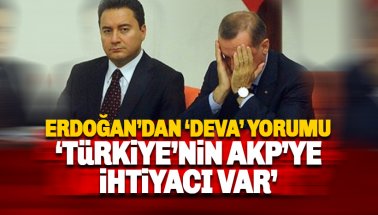 Erdoğan'dan DEVA Partisi yorumu