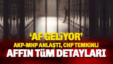 Af konusunda AKP ve MHP anlaştı: CHP temkinli, İşte tüm detaylar