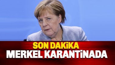 Angela Merkel karantinada