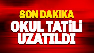 Son dakika: Okul tatili 30 Nisan'a kadar uzatıldı