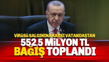 Erdoğan'ın bağış kampanyasında toplanan miktar açıklandı