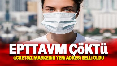 ePttAVM'nin internet sayfası çöktü: Ücretsiz maske e-devlette