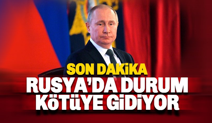 Putin: Rusya'da durum kötüye gidiyor